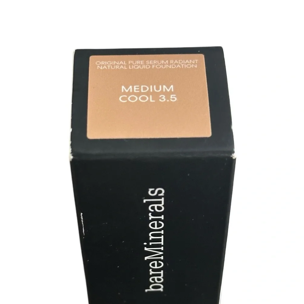 bareMinerals Original Pure Serum Radiant Natural Liquid Foundation Med Cool 3.5